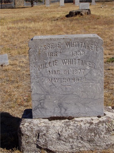 Jesse E. Whittaker and Millie Caudill